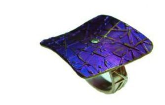 Vasilis Giampouras-Anillo de titanio y plata con esmaltes Vasilis Giampouras
