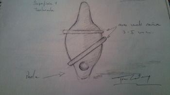naturaleza encadenada, boceto de grafito sobre papel naturaleza encadenada