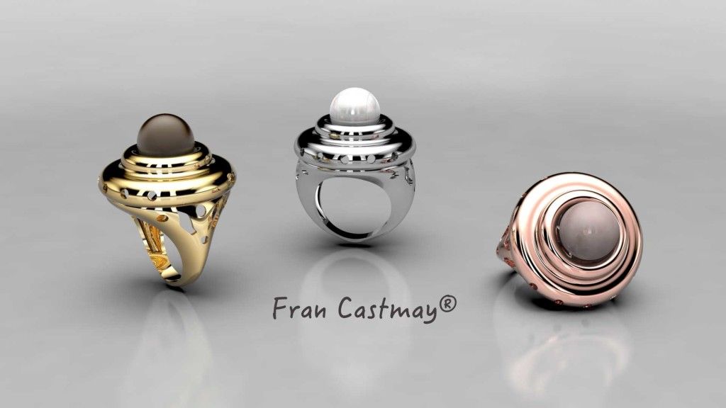 mujer profesional-anillos de oro con perlas mujer profesional