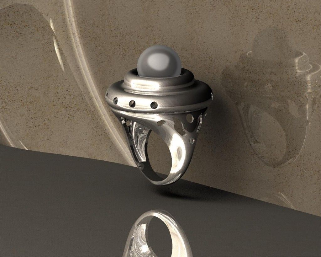 Anillo de diseño exclusivo en Plata de Ley Anillo