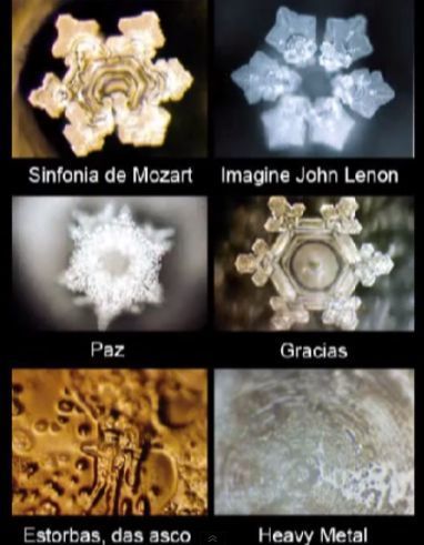 mensajes del agua