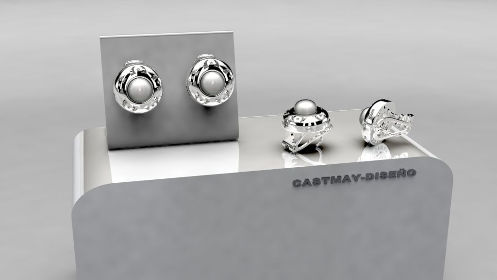 Los Pendientes- Plata- Colección Castmay 500-P Pendiente de Plata 500-P